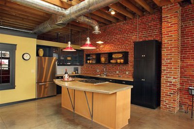 Jefferson Auto Loft residential interior design, Spokane — view 2